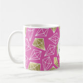 Pink Gold Diamonds Weihnachten Kaffeetasse (Links)