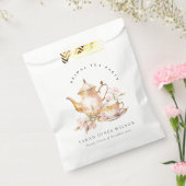 Pink Gold Flora Set Tee Brautparty Tee Party Geschenktütchen (Versiegelt)