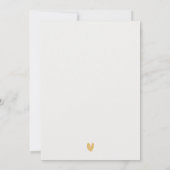 Pink Gold Floral Teacup Verlobung Teezeremonie Par Einladung (Rückseite)