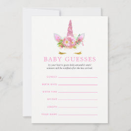 Pink & Gold Floral Unicorn Girl Baby Ratings