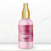 Pink Gold Foil Kosmetik oder Dropper Flasche Etike