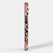 Pink Gold Glam Leopard Case-Mate iPhone Hülle (Rückseite / Rechts)