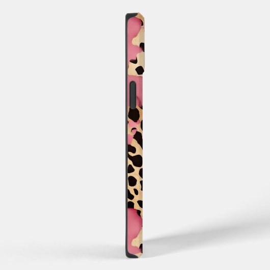 Pink Gold Glam Leopard Case-Mate iPhone Hülle (Rückseite / Rechts)