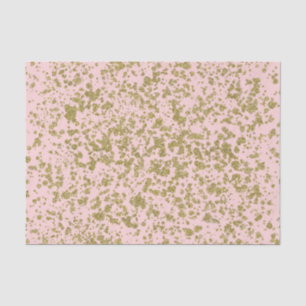 Pink & Gold Glitzer Girly Glam Moderner Spritzer Seidenpapier