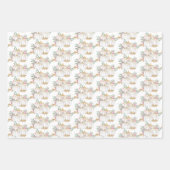 Pink Gold Glitzer Pumpkins Geschenkpapier Set (Vorderseite 2)