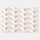 Pink Gold Glitzer Pumpkins Geschenkpapier Set (Vorderseite)
