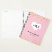 Pink Gold Glitzern Hochzeitsplaner Planer (Anzeige)