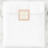 Pink Gold Hearts Diamonds Candy Buffet Stickers (Tasche)