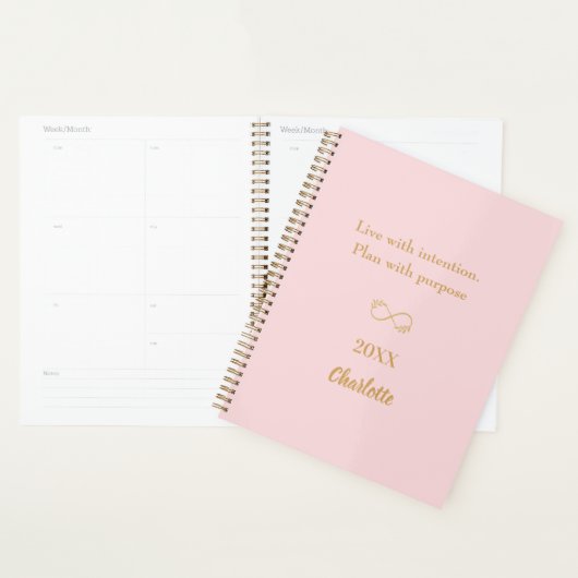 Pink gold inspirational quote 2026 planer (Anzeige)