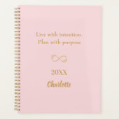 Pink gold inspirational quote 2026 planer (Vorderseite)