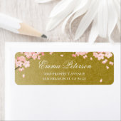 Pink Gold Japanese Cherry Blossoms Custom Template (Insitu)