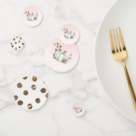 Pink & Gold Kinderella Pumpkin Herbstmärchen Konfetti