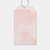 Pink & Gold Kiss Küssen Miss Goodbye Brautparty Geschenkanhänger (Rückseite)