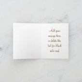 Pink Gold Lace Baby Dusche Vielen Dank Karten (Innenseite)