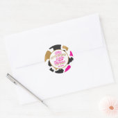 Pink Gold Last Rodeo Bachelorette Party Sticker (Umschlag)