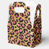 Pink & Gold Leopard Tierwerbung, Leopard-Geschenk Geschenkschachtel (Geöffnet)