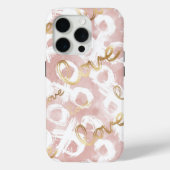 Pink Gold Liebe XO Case-Mate iPhone Hülle (Rückseite)