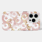 Pink Gold Liebe XO Case-Mate iPhone Hülle (Rückseite (Horizontal))