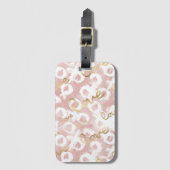 Pink Gold Liebe XO Gepäckanhänger (Vorderseite Vertikal)