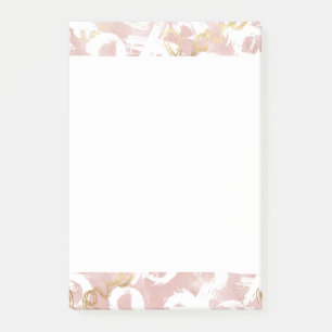 Pink Gold Liebe XO Post-it Klebezettel