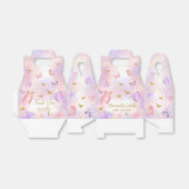Pink Gold Lila Butterfly Baby Dusche Geschenkschachtel (Ungefaltet)