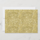 Pink Gold Little Princess Crown 1. Geburtstag Einladung (Rückseite)