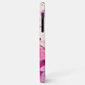 pink gold marble glitter personalized name  Case-Mate iPhone hülle (Hinten/Links)