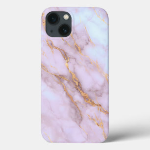 Pink & Gold Marble iPhone Case - Luxe Glam Serie