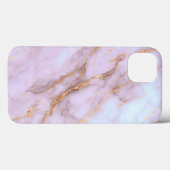 Pink & Gold Marble iPhone Case - Luxe Glam Serie (Rückseite (Horizontal))