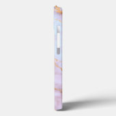 Pink & Gold Marble iPhone Case - Luxe Glam Serie (Rückseite / Links)