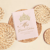 Pink Gold Mis Quince Anos Planer