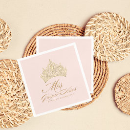 Pink Gold Mis Quince Anos Serviette