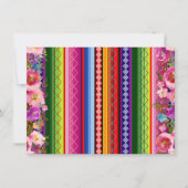 Pink & gold Miss Quinceañera Mexikanische Karte (Vorderseite)