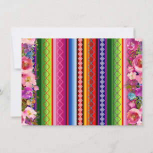 Pink & gold Miss Quinceañera Mexikanische Karte