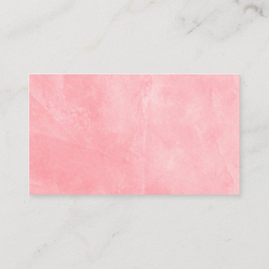 Pink Gold Peonies Baby Duwer Windel Raffel Begleitkarte (Rückseite)