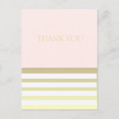 Pink & Gold Persönliche oder Geschäftsleute Vielen Postkarte (Vorderseite)