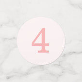 Pink Gold Princess Party Custom Birthday Table Konfetti (Klein Vorderseite)