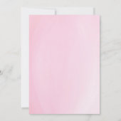 Pink Gold Quarantine Drive by Baby Showparade Dankeskarte (Rückseite)