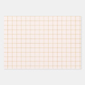 Pink Gold School Girl Wrapping Paper Set Geschenkpapier Set (Vorderseite 2)