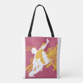 Pink & Gold Skater T-Shirt Tasche (Rückseite)