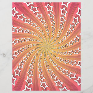 Pink & Gold Sternspirale: Flyer