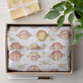Pink Gold Weihnachten Vintage Ornamente Seidenpapier (Geschenk)