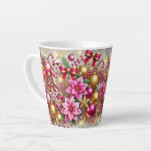 Pink & Gold Weihnachtsmagie Milchtasse (Linke Ecke)