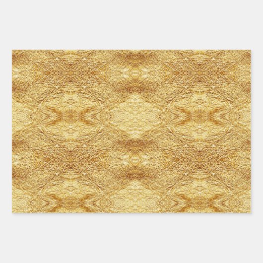 Pink Gold Weihnachtsmuster #13#29#33 ID1009 Geschenkpapier Set (Vorderseite 3)