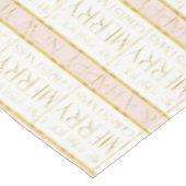 Pink Gold Weihnachtsmuster#35 ID1009 Tischdecke (Schrägansicht)