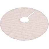 Pink Gold Weihnachtsmuster#36 ID1009 Polyester Weihnachtsbaumdecke (Schrägansicht)