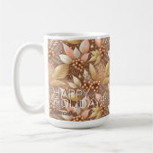 Pink Gold Weihnachtsmuster#8 ID1009 Kaffeetasse (Links)