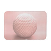 Pink Golf Ball Badematte (Vorderseite)