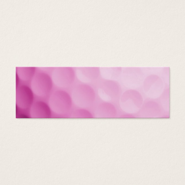 Pink Golf Ball Hintergrund Maßgeschneiderte Vorlag (Vorderseite)
