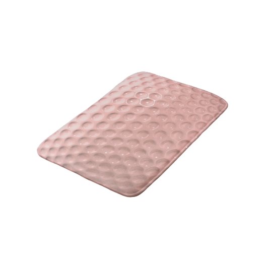 Pink Golf Ball Sport Badematte (Schrägansicht)